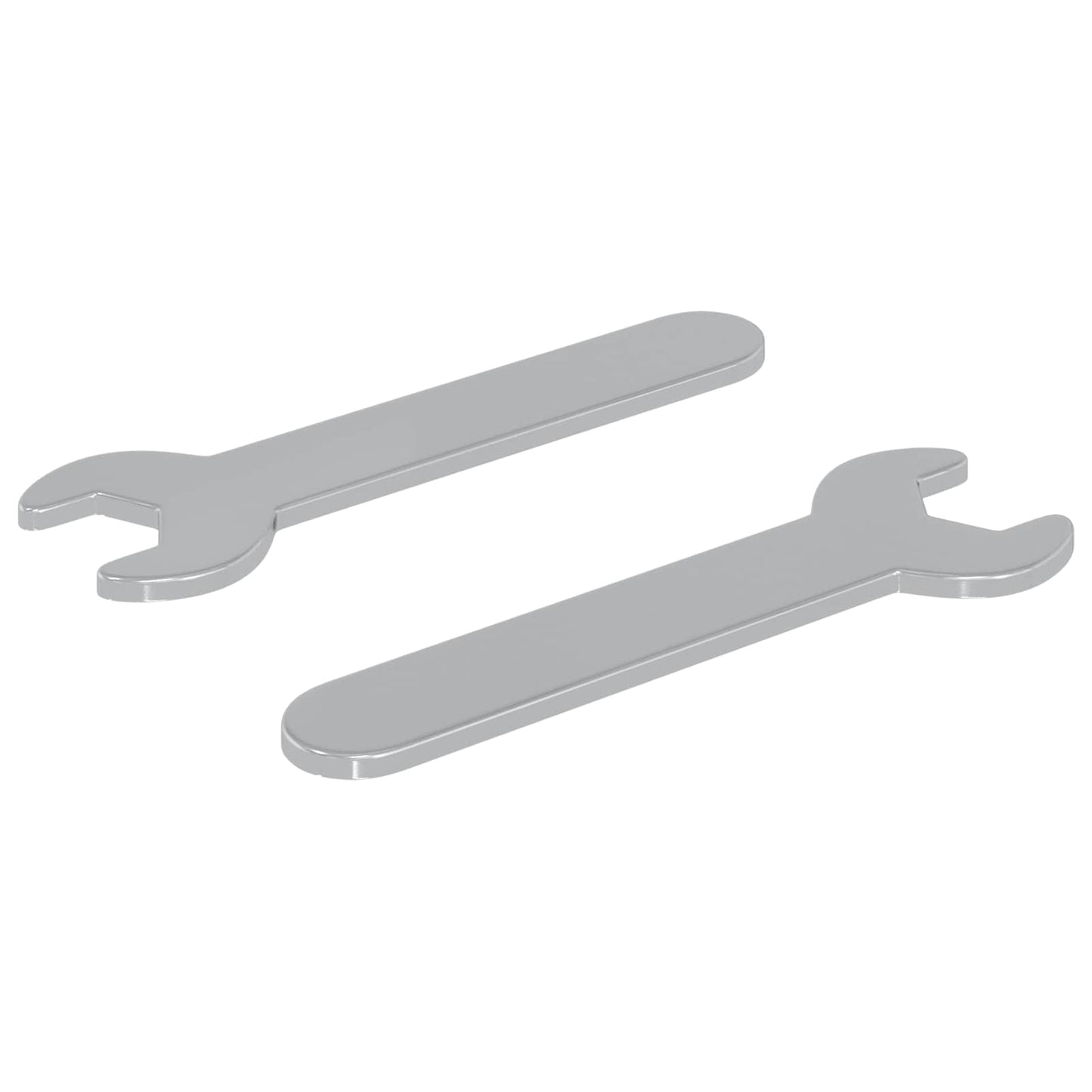 Chiave inglese 2 pcs Argento 10 mm Ferro | homemem39