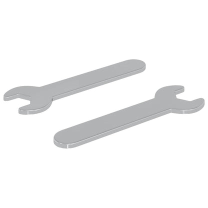 Chiave inglese 2 pcs Argento 10 mm Ferro | homemem39