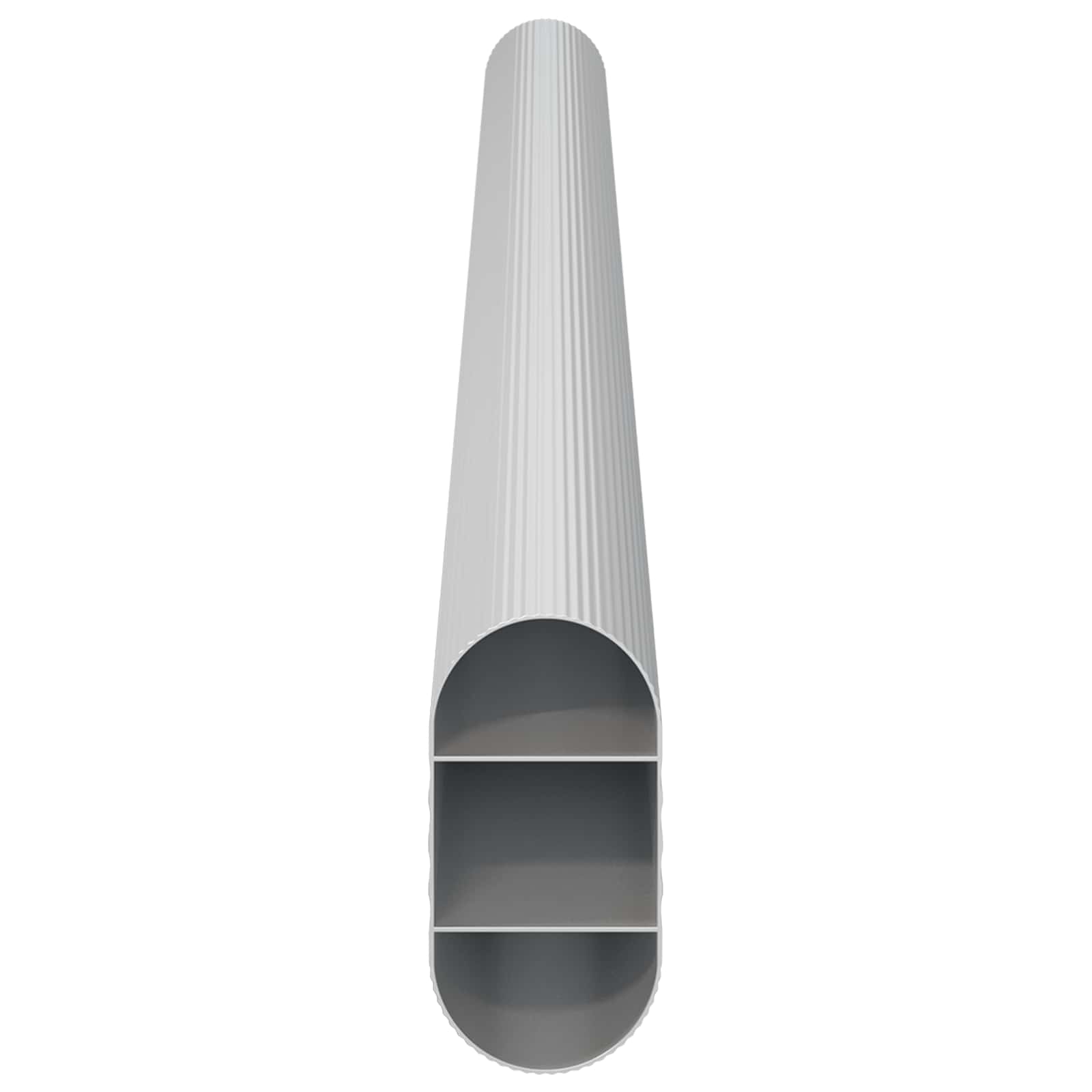 Asta per armadio 2 pcs Argento 264 x 15 x 29 mm | homemem39