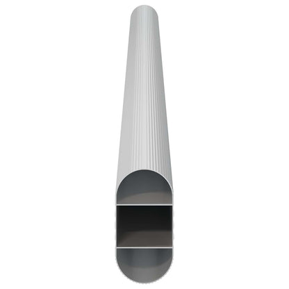 Asta per armadio 12 pcs Argento 316 x 15 x 29 mm | homemem39