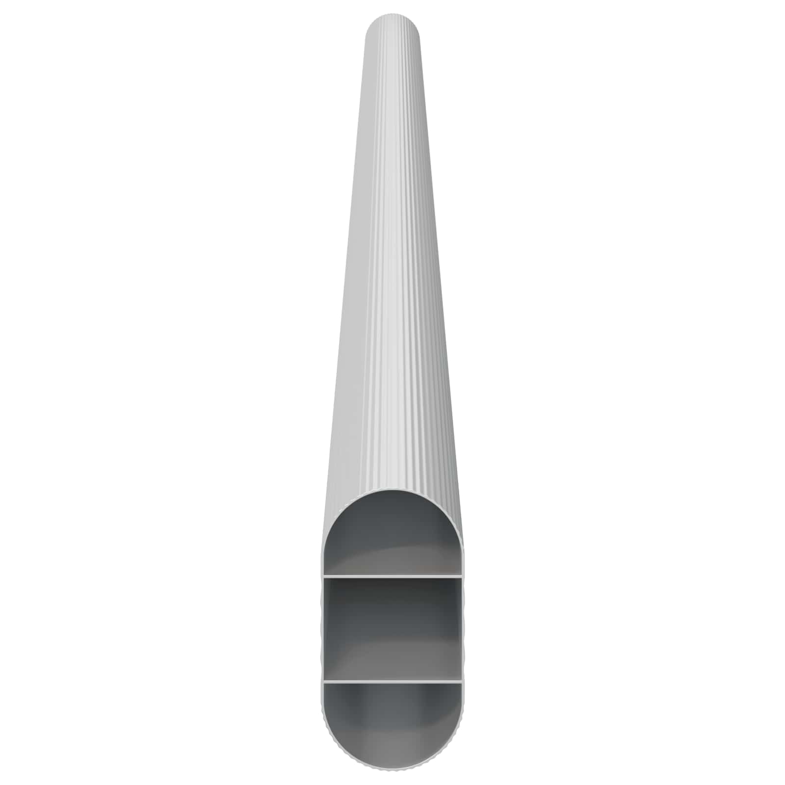 Asta per armadio 12 pcs Argento 464 x 15 x 29 mm | homemem39