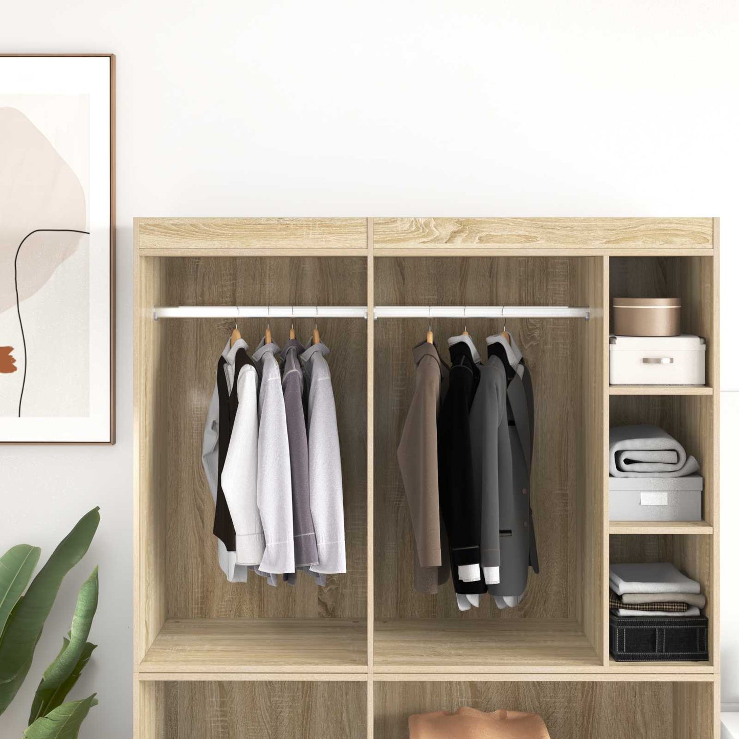 Asta per armadio 12 pcs Argento 764 x 15 x 29 mm