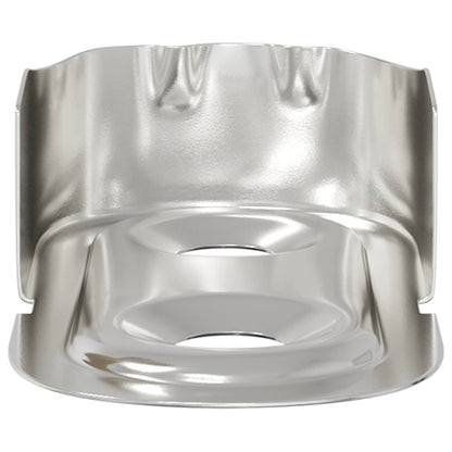 Braccio per asta dell'armadio 2 pcs Zinco Bianco Ferro