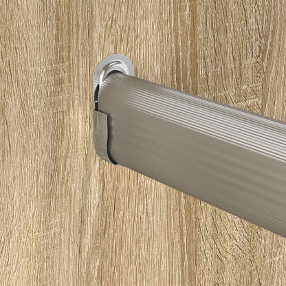 Braccio per asta dell'armadio 12 pcs Zinco Bianco Ferro