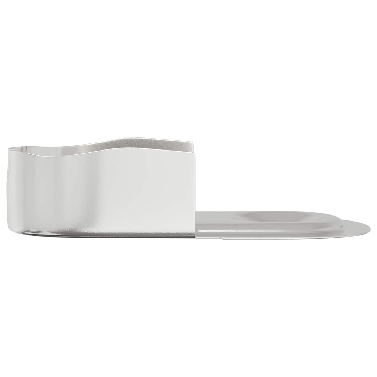 Braccio per asta dell'armadio 12 pcs Zinco Bianco Ferro