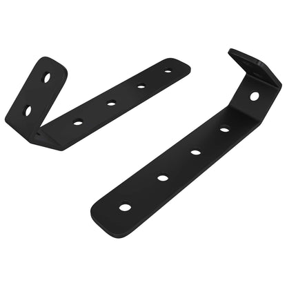 Ganci 2 pcs Nero M5 x 110 mm Ferro