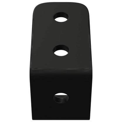 Ganci 2 pcs Nero M5 x 110 mm Ferro