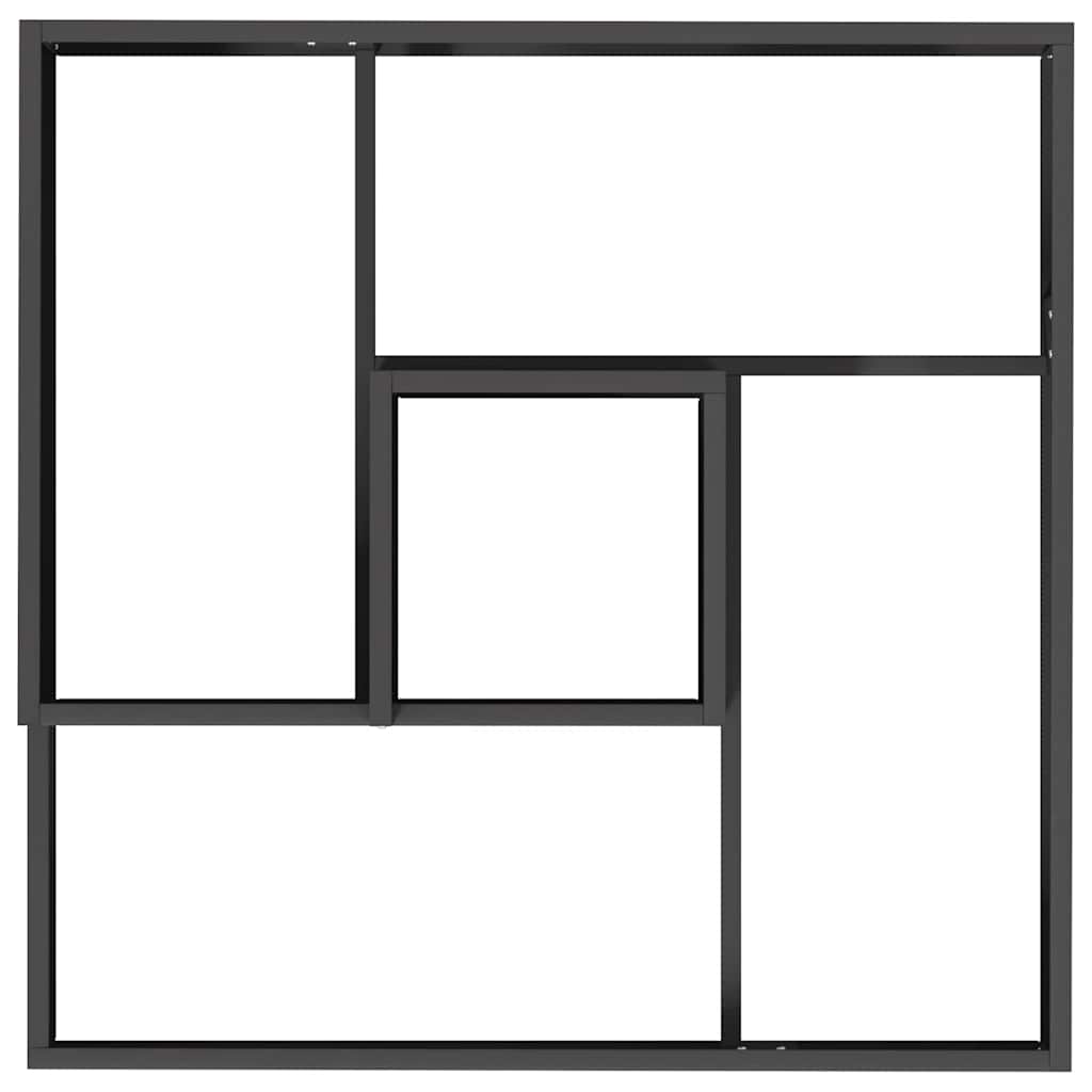 Vaso da giardino Nero 60 x 60 x 50 cm Acciaio