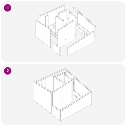 Vaso da giardino Argento 60 x 60 x 50 cm Acciaio inossidabile | homemem39
