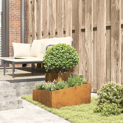 Vaso da giardino Marrone 60 x 60 x 50 cm