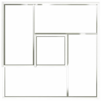 Vaso da giardino Bianco 80 x 80 x 50 cm
