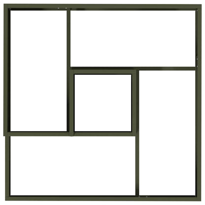 Vaso da giardino Oliver verde 80 x 80 x 50 cm