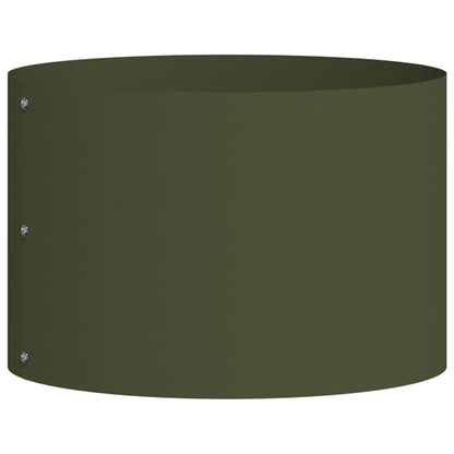Vaso da giardino Oliver verde 30 x 30 x 20 cm Acciaio