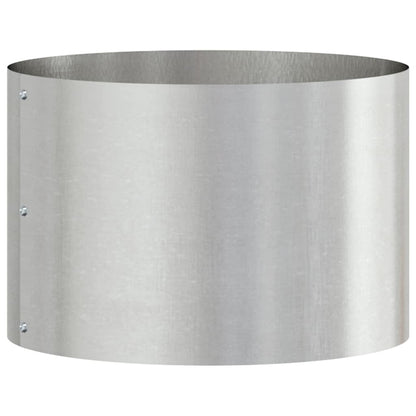 Vaso da giardino Argento 30 x 30 x 20 cm Acciaio inossidabile