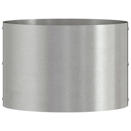 Vasi da giardino 5 pcs Argento 30 x 30 x 20 cm