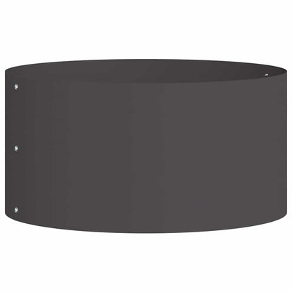 Vaso da giardino Nero 40 x 40 x 20 cm Acciaio