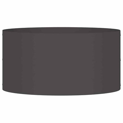 Vasi da giardino 5 pcs Nero 40 x 40 x 20 cm Acciaio