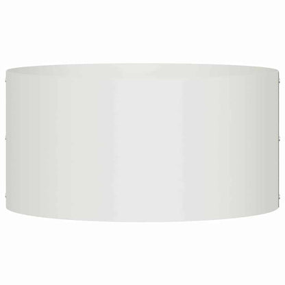 Vaso da giardino Bianco 40 x 40 x 20 cm Acciaio