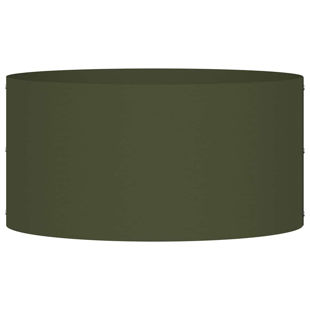 Vasi da giardino 5 pcs Oliver verde 40 x 40 x 20 cm Acciaio