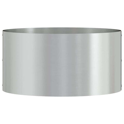 Vaso da giardino Argento 40 x 40 x 20 cm Acciaio zincato