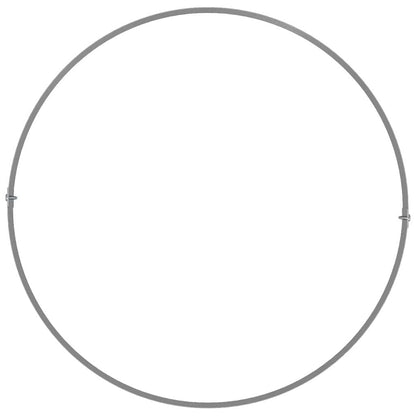 Vasi da giardino 5 pcs Argento 40 x 40 x 20 cm Acciaio zincato