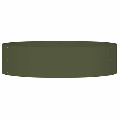 Vasi da giardino 5 pcs Oliver verde 80 x 80 x 20 cm Acciaio