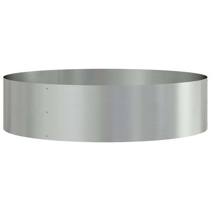 Vaso da giardino Argento 80 x 80 x 20 cm Acciaio zincato