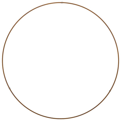 Anello per vaso Marrone 80 x 80 x 20 cm Acciaio CorTen