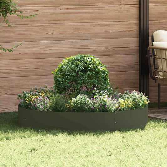 Anello per vaso Verde oliva 120 x 120 x 20 cm | homemem39