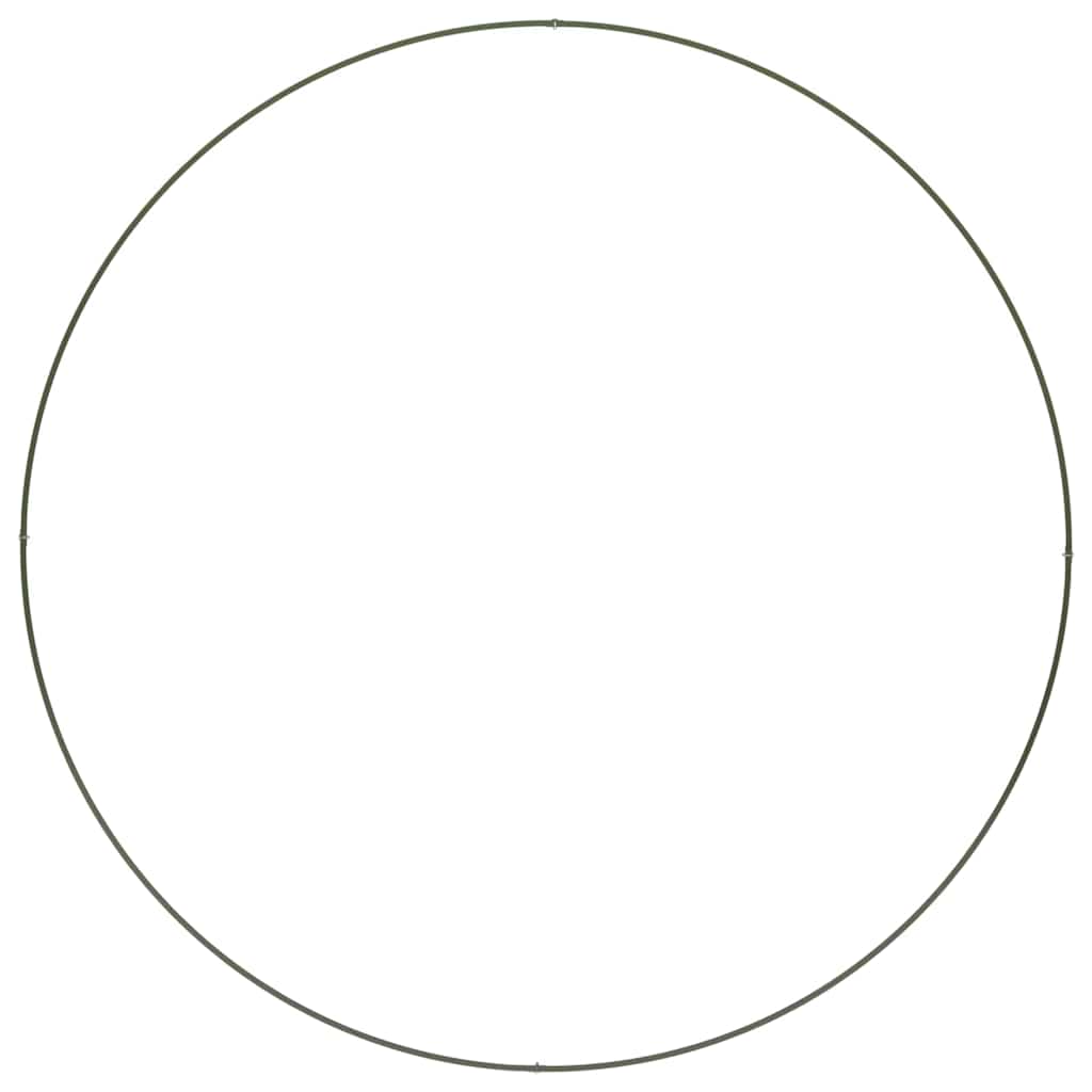 Vasi da giardino 5 pcs Oliver verde 120 x 120 x 20 cm Acciaio