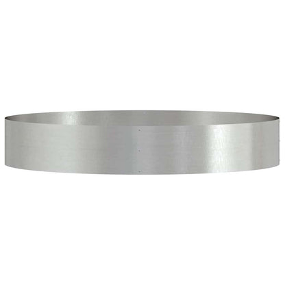 Vaso da giardino Argento 120 x 120 x 20 cm Acciaio inossidabile