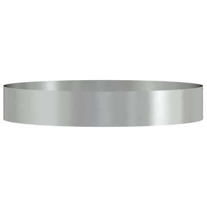 Vaso da giardino Argento 120 x 120 x 20 cm Acciaio zincato