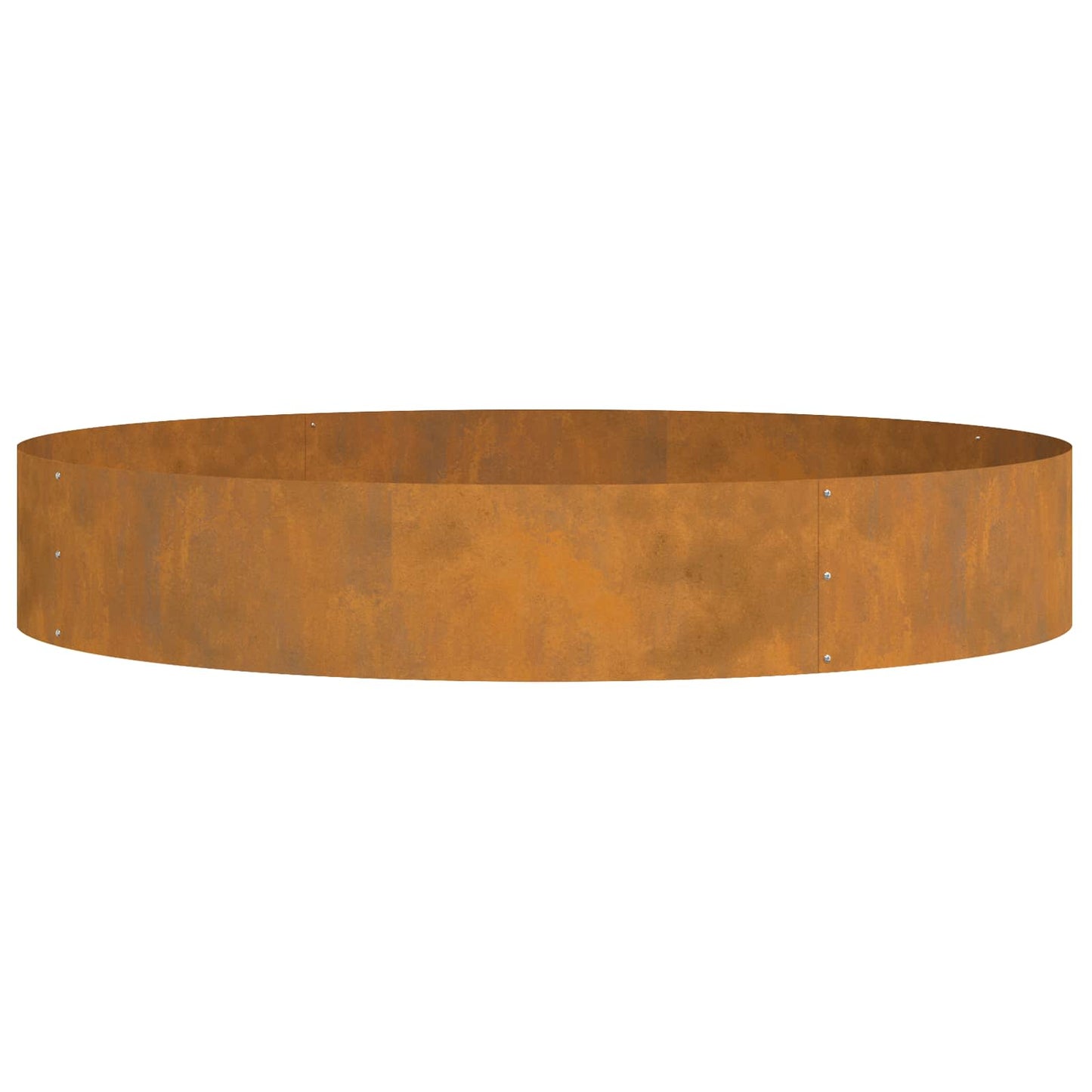 Anello per vaso Marrone 120 x 120 x 20 cm Acciaio CorTen
