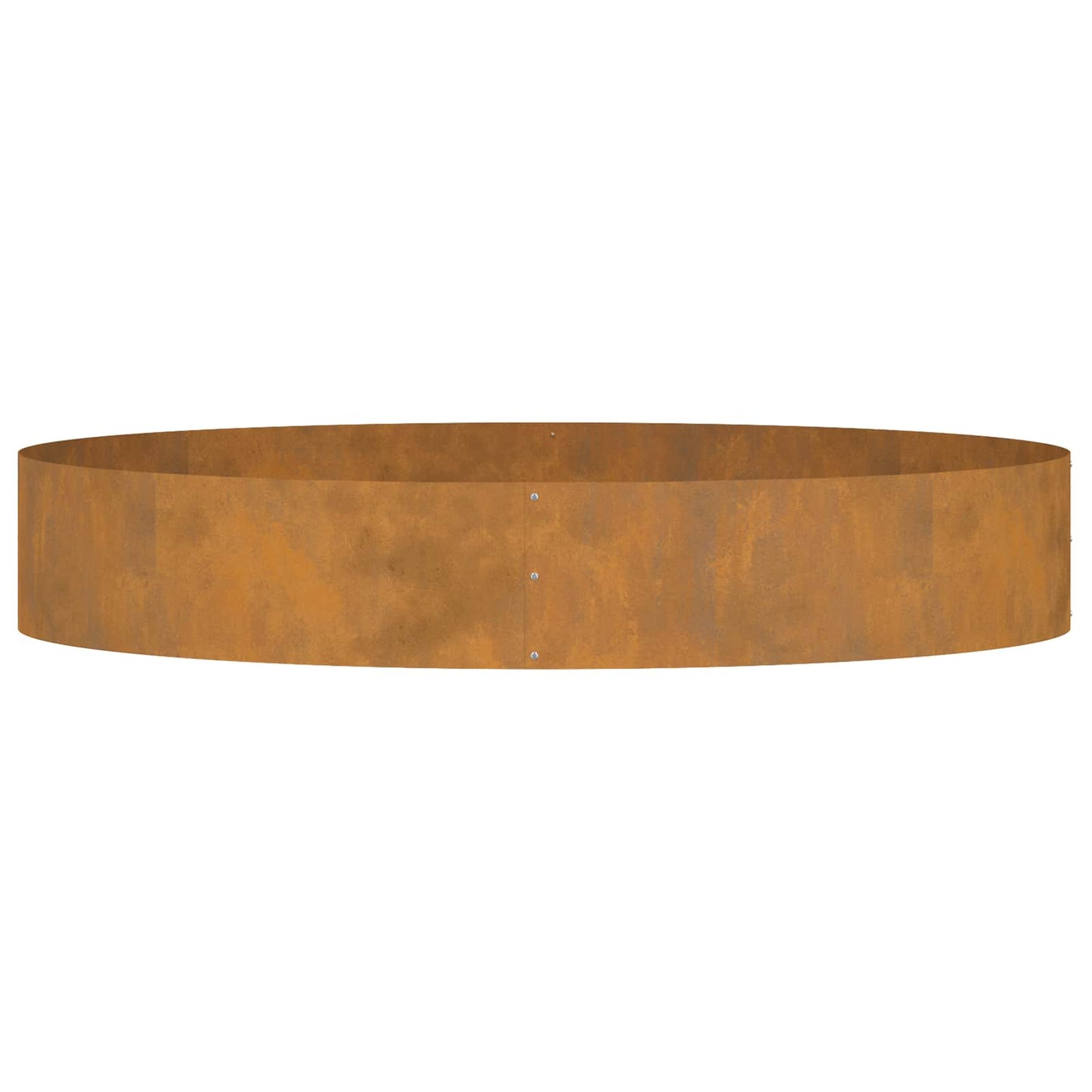Anello per vaso Marrone 120 x 120 x 20 cm Acciaio CorTen