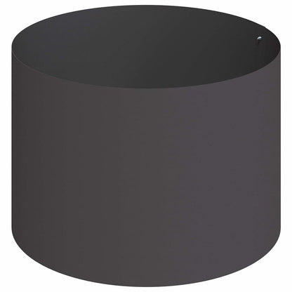 Vaso da giardino Nero 90 x 90 x 20 cm Acciaio