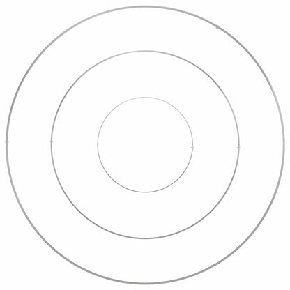 Vaso da giardino Bianco 90 x 90 x 20 cm Acciaio