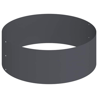 Vaso da giardino Antracite 90 x 90 x 20 cm Acciaio