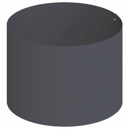 Vaso da giardino Antracite 90 x 90 x 20 cm Acciaio