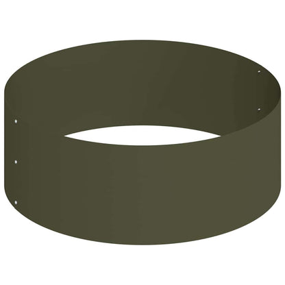Vaso da giardino Oliver verde 90 x 90 x 20 cm Acciaio