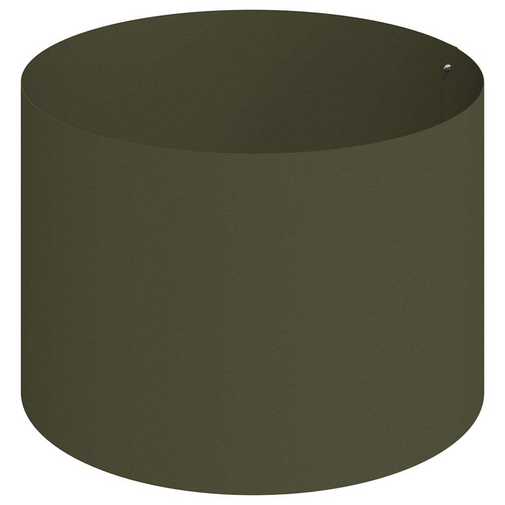 Vaso da giardino Oliver verde 90 x 90 x 20 cm Acciaio