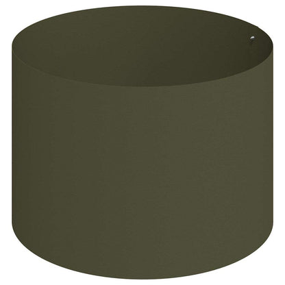 Vaso da giardino Oliver verde 90 x 90 x 20 cm Acciaio