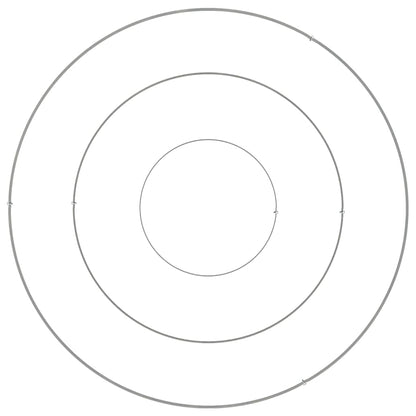 Vaso da giardino Argento 90 x 90 x 20 cm Acciaio zincato