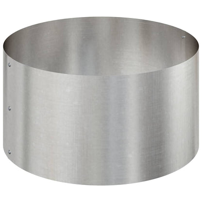 Vaso da giardino Argento 120 x 120 x 20 cm Acciaio inossidabile