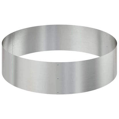 Vaso da giardino Argento 120 x 120 x 20 cm Acciaio zincato