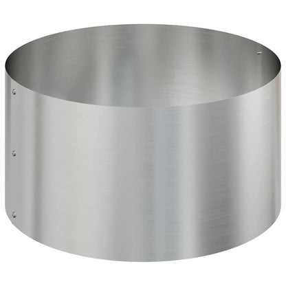Vaso da giardino Argento 120 x 120 x 20 cm Acciaio zincato