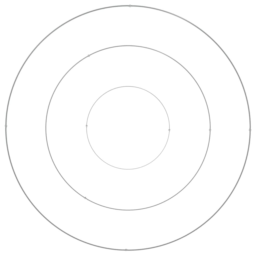 Vaso da giardino Argento 120 x 120 x 20 cm Acciaio zincato