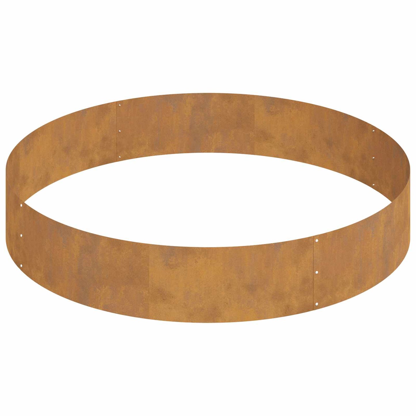 Vaso da giardino Marrone 120 x 120 x 20 cm Acciaio CorTen