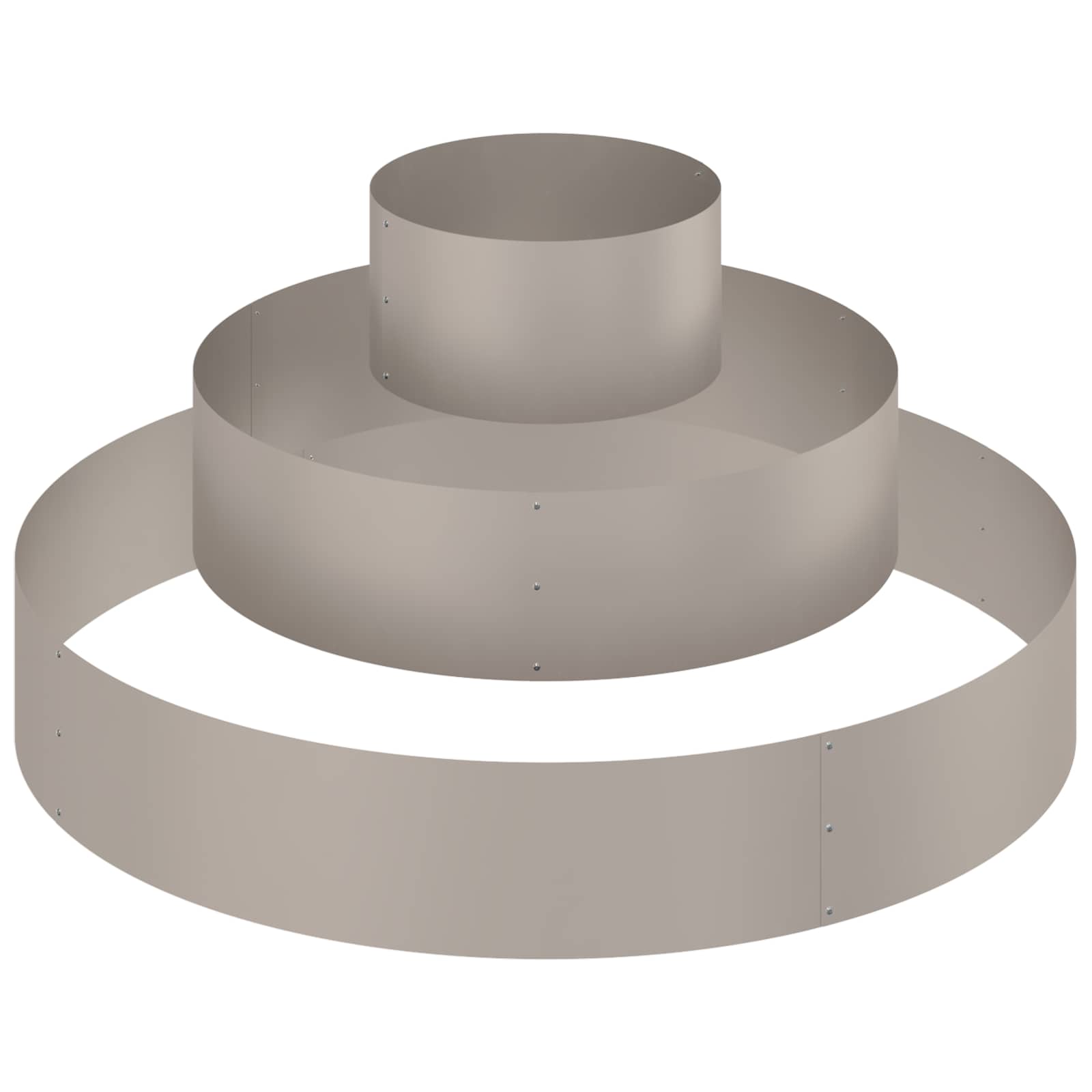 Vaso da giardino Marrone 120 x 120 x 20 cm | homemem39