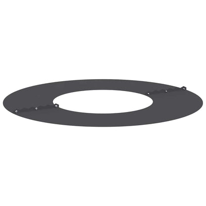 Anello piatto per albero Nero Ø30 / 60 cm Acciaio