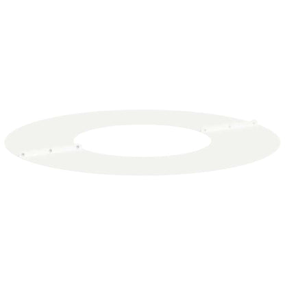 Anello piatto per albero Bianco Ø30 / 60 cm Acciaio